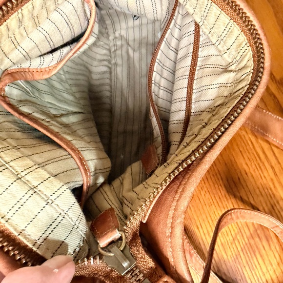 Frye Tan Leather Crossbody Bag - Picture 10 of 12
